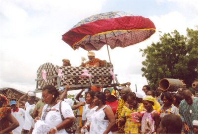 Picture of Enstoolent of King Peggy carried in Palaquin